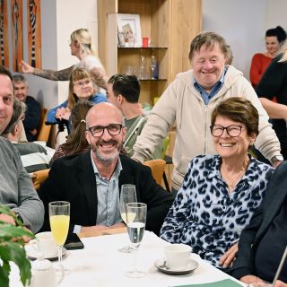 Familie Schreiner mit Geschäftsführer Andreas Steer und Reinald.