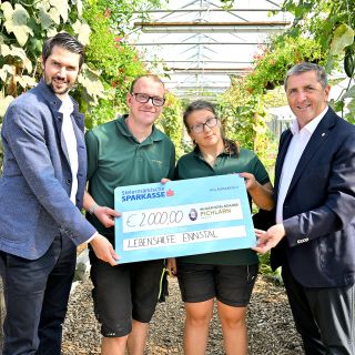 v.l. Georg Imlauer, Magdalena, Simon, Thomas Imlauer.